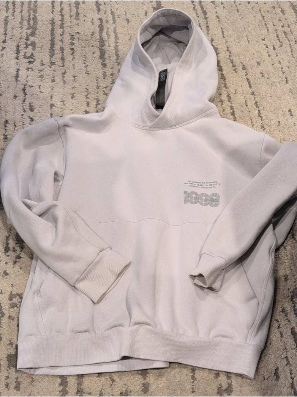 Lululemon Steady State Pullover Hoodie Retro 1998 Vapor - Picture 9 of 14